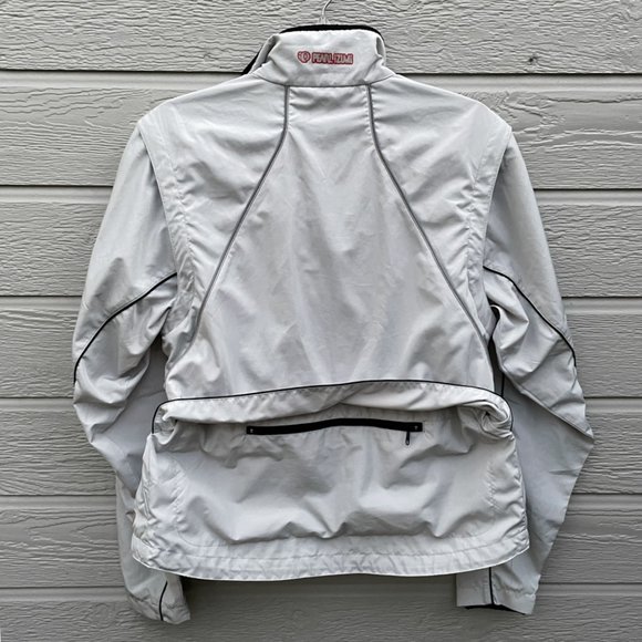Vintage Pearl Izumi Convertible Cycling Jacket Vest, Silver / Gray, Men's Small - Picture 3 of 11